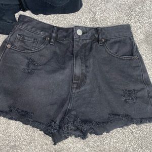PacSun black jean shorts